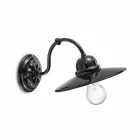 Lampa i glansigt keramiska vägg Ferroluce Retro Viadurini