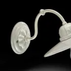 Lampa i glansigt keramiska vägg Ferroluce Retro Viadurini