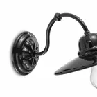 Lampa i glansigt keramiska vägg Ferroluce Retro Viadurini