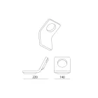 Vägglampa i glaserad toskansk majolika tillverkad i Italien - Toscot Vivaldi Viadurini