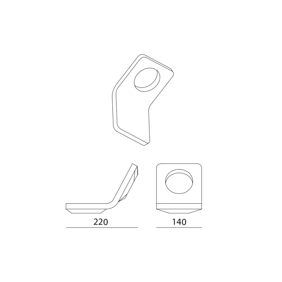 Vägglampa i glaserad toskansk majolika tillverkad i Italien - Toscot Vivaldi Viadurini