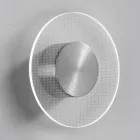 Nora - Vägglampa i metall med mikroprickig plexiglasdiffusor Viadurini