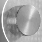 Nora - Vägglampa i metall med mikroprickig plexiglasdiffusor Viadurini