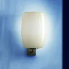 Tillverkad i Italien - Sibilla - Vägglampa i transparent eller med hölje i glas Viadurini
