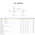 Nabucco vägglampa av Aldo Bernardi, belysning i mässing Viadurini