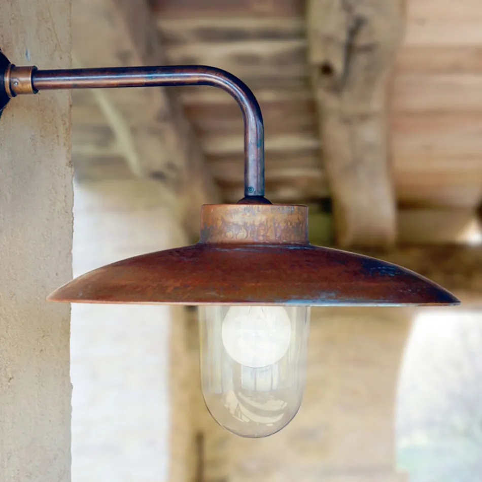 Nabucco vägglampa av Aldo Bernardi, belysning i mässing Viadurini