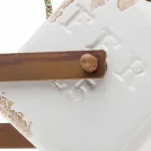 Wall vintage-stil industriell keramik och järn Julia Viadurini