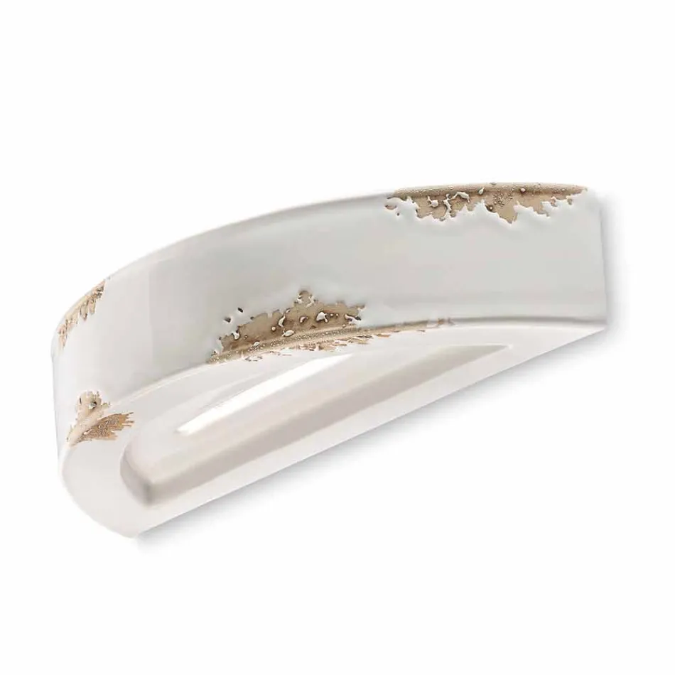 Vägg tappning halvmåne keramiska Helen Ferroluce Viadurini