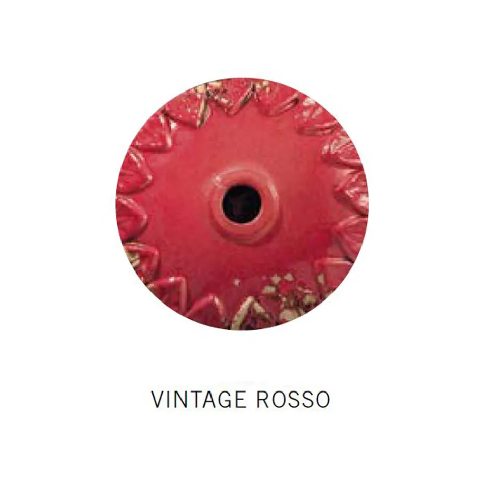 Industriell design vägglampa i järn och keramik Handgjord - Grunge Viadurini