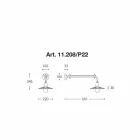 Applikationer modern design, Owl av Aldo Bernardi nätet Viadurini