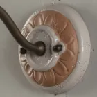 Utomhus vägglampa i Galestro och metall handgjord i Italien - Toscot Spoleto Viadurini