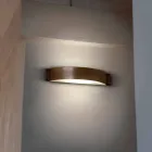 Mode applique medium är koppar och metakrylat Viadurini