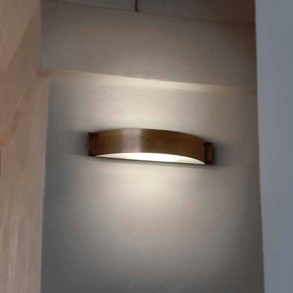 Mode applique medium är koppar och metakrylat Viadurini