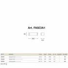 Mode applikationer små koppar och vitt metakrylat Viadurini