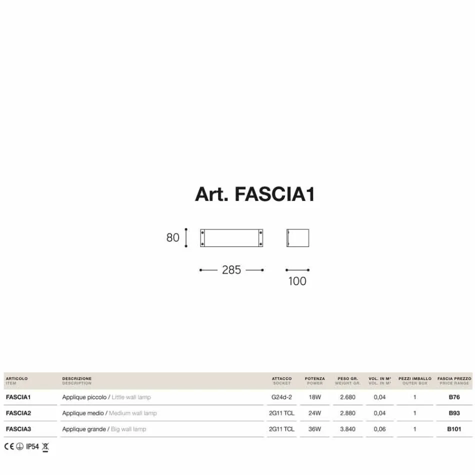 Mode applikationer små koppar och vitt metakrylat Viadurini