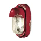 Vägglampa Handgjord keramik och vertikal industrijärn - Vintage Viadurini