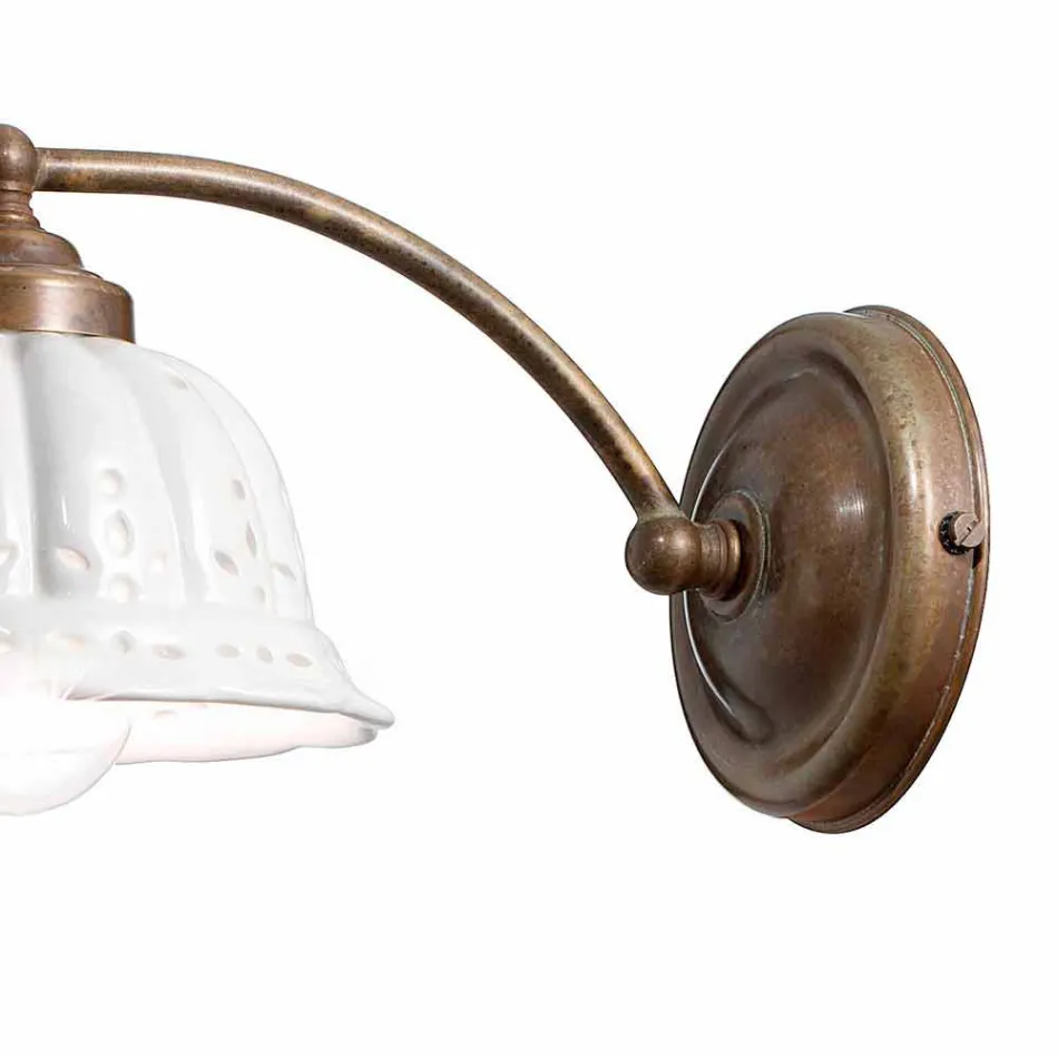 Applikationer art nouveau designen keramiska Anita Il Fanale Viadurini