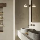 Anita Il Fanale liberty design keramisk vägglampa Viadurini