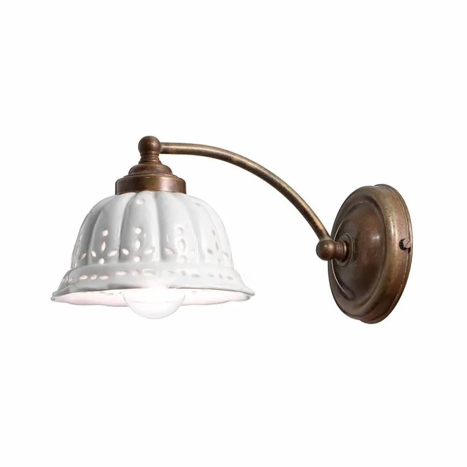 Applikationer art nouveau designen keramiska Anita Il Fanale Viadurini