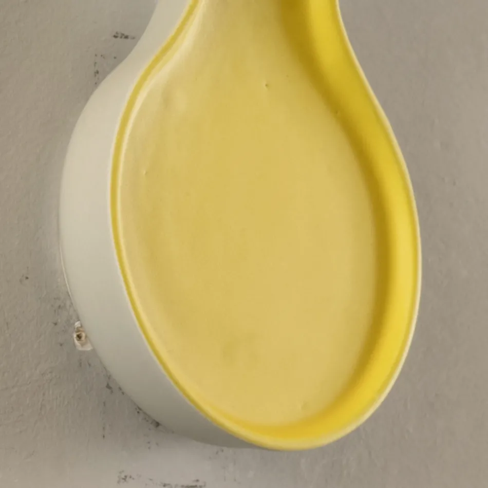 Keramik och aluminiumapplikation Handgjord i Italien - Toscot Clover Viadurini