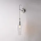 Järnvägglampa med Pyrexglas Tillverkad i Italien för inredning - Sparta Viadurini