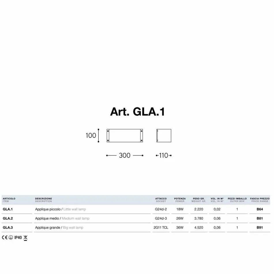 Applikationer i vit keramiska plattor Glamour Aldo Bernardi Viadurini