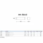 Applikationer i vit keramiska plattor Glamour Aldo Bernardi Viadurini