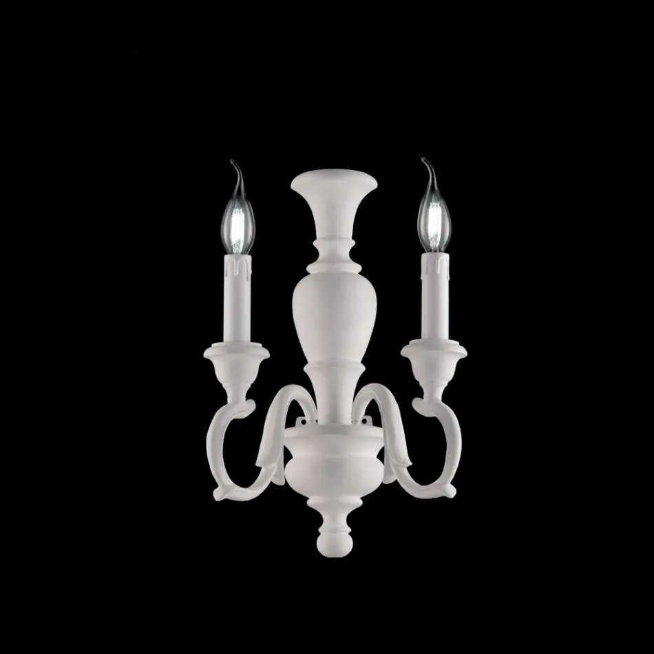 Vägglampor i trä för inredning - Tillverkade i Italien - Florens Viadurini