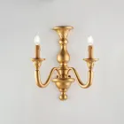 Vägglampor i trä för inredning i Italien - Siena Viadurini