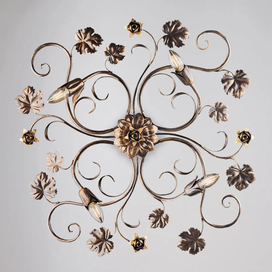 LED-vägglampa i krommetall för elegant och funktionell belysning – Fiore Viadurini