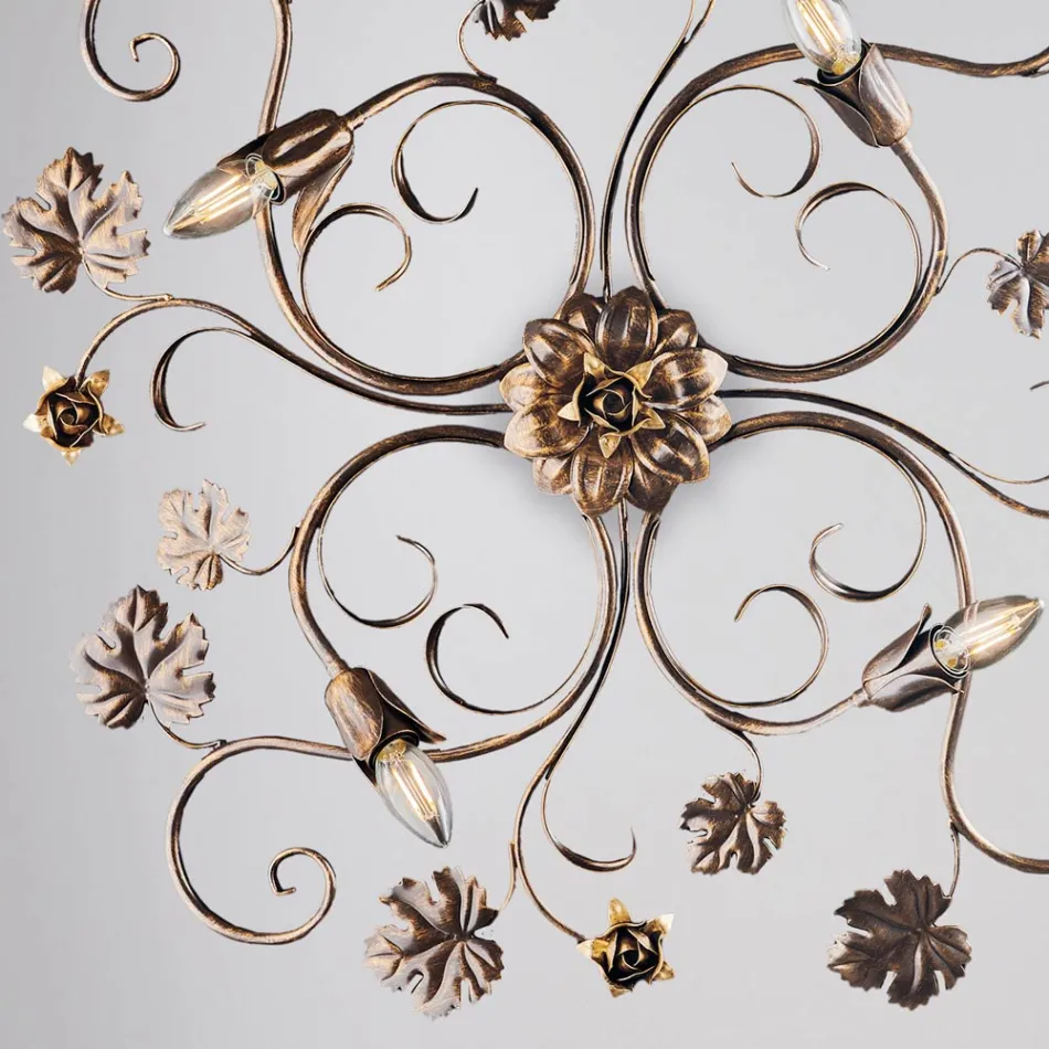 LED-vägglampa i krommetall för elegant och funktionell belysning – Fiore Viadurini