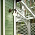 Mässing lampetter och vitt Loggia blåst glas Viadurini