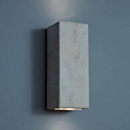 Smith - Toscot utomhus LED vägglampa i hantverksdesign H 24 cm Viadurini