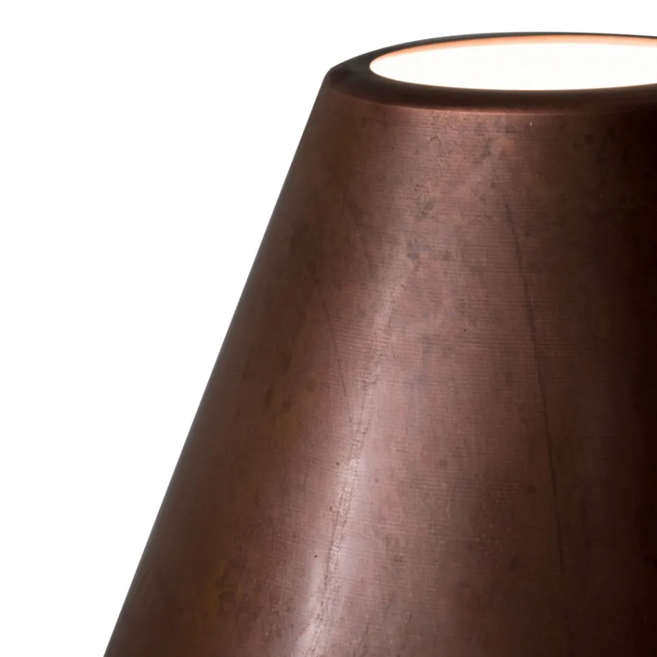 Utomhusvägglampa i mässing och koppar Tillverkad i Italien - Svärd Viadurini