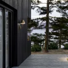 Utomhusvägglampa i mässing och koppar Tillverkad i Italien - Svärd Viadurini