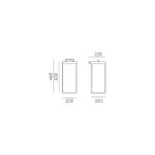 Utomhusvägglampa i mässing Tillverkad i Italien - soligt Viadurini