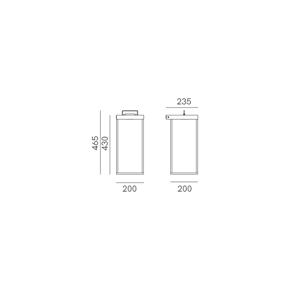 Utomhusvägglampa i mässing Tillverkad i Italien - soligt Viadurini