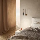 Inteno vägglampa i olika ytbehandlingar Made in Italy - Lady Viadurini