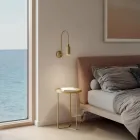 Inteno vägglampa i olika ytbehandlingar Made in Italy - Lady Viadurini