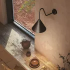 Vägglampa inomhus i grafen Tillverkad i Italien - Regn Viadurini