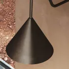 Vägglampa inomhus i grafen Tillverkad i Italien - Regn Viadurini