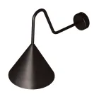 Vägglampa inomhus i grafen Tillverkad i Italien - Regn Viadurini