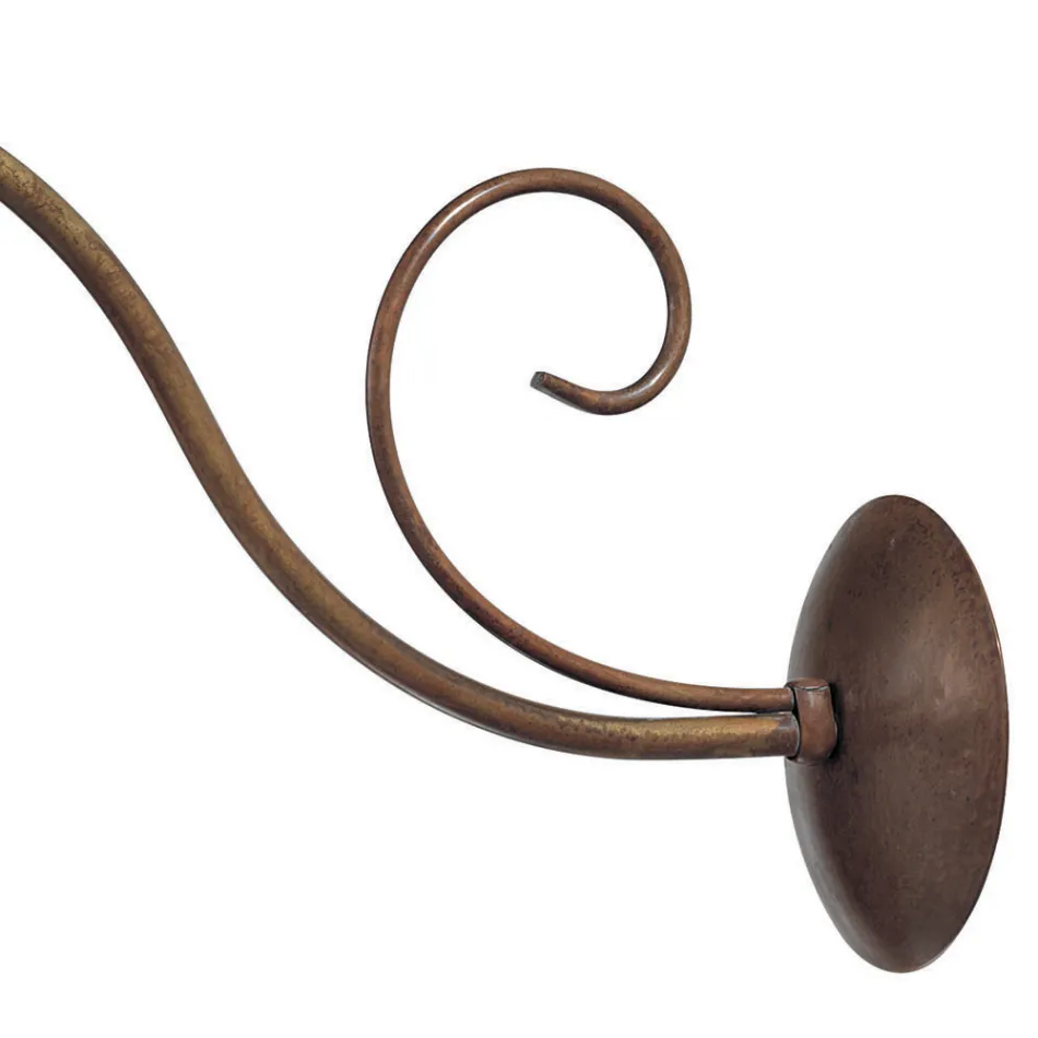 Väggapplikationer i mässing, koppar och glas i Italien - Chiocciola Viadurini