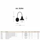 Applikationer för utomhus Jasmine nickel yta mässing Viadurini