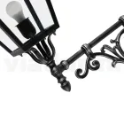 Utomhusvägglampa i aluminium och glas Made in Italy Vintage - Bonaria Viadurini