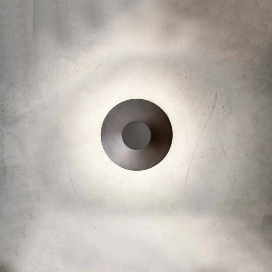 Vägglampa för modernt exteriör i koppar Tillverkad i Italien - Pasdedeux Aldo Bernardi Viadurini