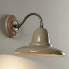 Rund Artisan Garden Applique i Galestro Made in Italy - Toscot Spoleto Viadurini