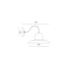 Rund Artisan Garden Applique i Galestro Made in Italy - Toscot Spoleto Viadurini