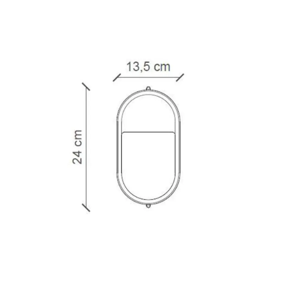 Vertikal utomhusvägglampa i keramiska handmålade blommor - Brindisi Viadurini