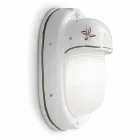 Vertikal utomhusvägglampa i keramiska handmålade blommor - Brindisi Viadurini